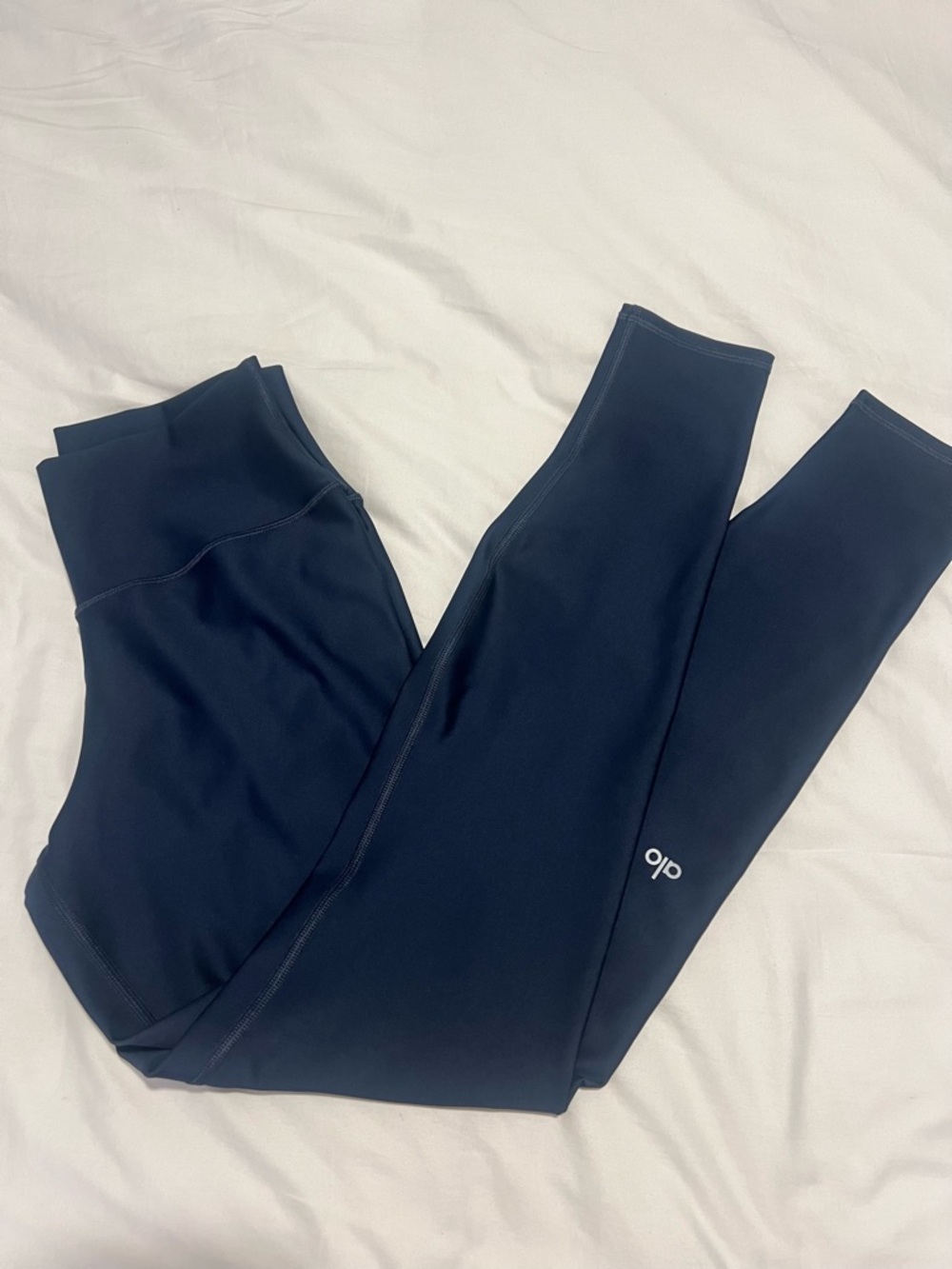 ALO Yoga Navy Blue High-Waist Leggings